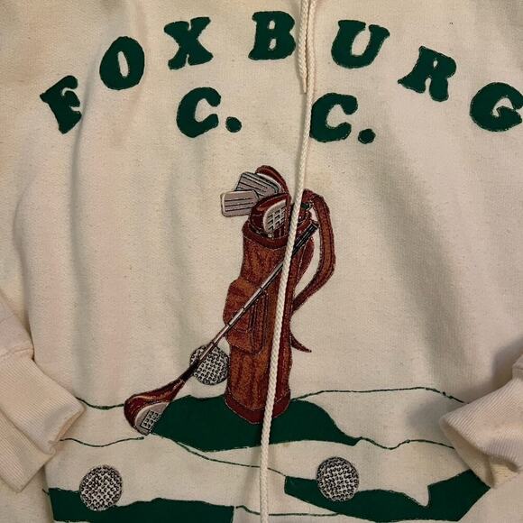 *Vintage Y2K First Run Foxburg C.C. Gold Crew Size Medium - Picture 3 of 8